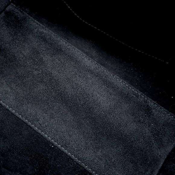 Celine Small Hippo Drawstring Cuile Triomphe Shoulder Bag Black - Picture 7 of 13